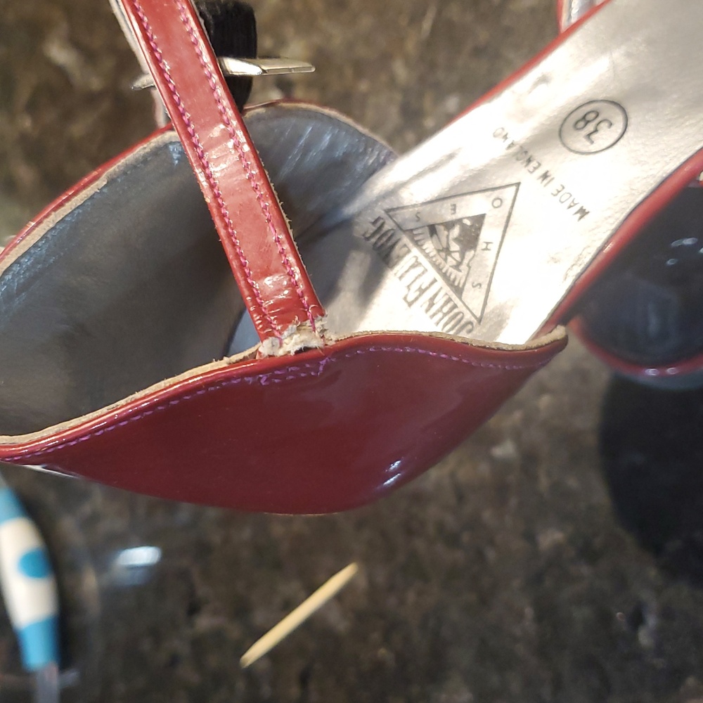 John Fluevog Red Women's Heels - Picture 6 of 6